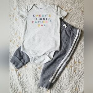Carters (18m) first fathers day outfit